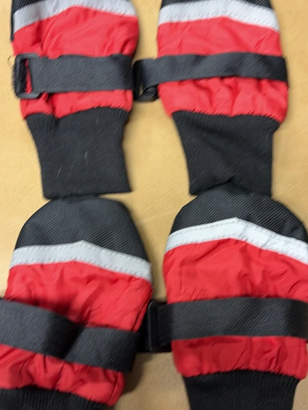 Fashion Pet Weather Boots Red and Black for Small Dogs
